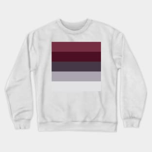 Preppy Trendy Winter Colors Ombre Grey Burgundy red plum stripes Crewneck Sweatshirt